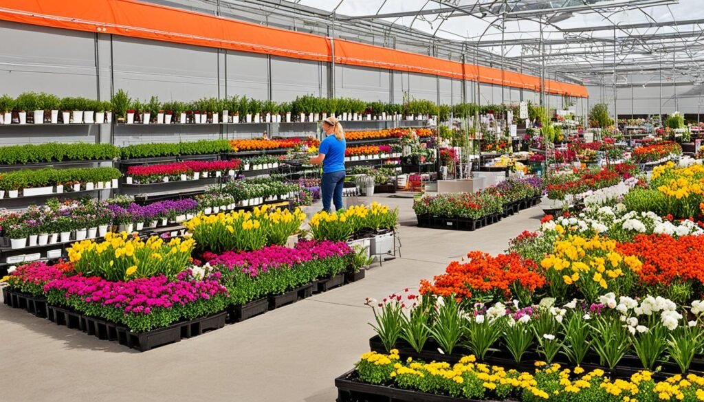 home depot plant nursery